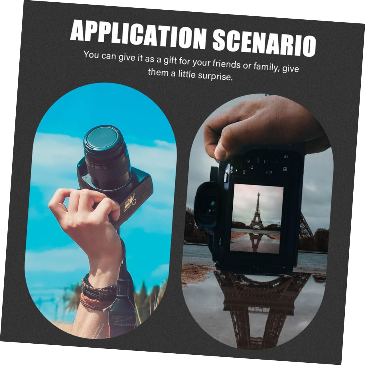 Borsa Porta-fotocamera Antiurto Militare Verde, Custodia Compatta per Fotocamere Dslr e Mirrorless Scomparti Separati, Borsa Portatile per Esterni e Viaggi Fotografici