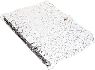 Ciieeo 2Pcs Gypsophila Fichário Caderno De Escritório Pastas De Arquivo De Escritório Pasta De Viagem Pasta De Caderno De Folhas Soltas Capa De Fichário De Caderno Capa De Fichário De