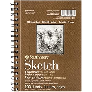 Strathmore Pro-Art Skizzen-Papier Spiralblock