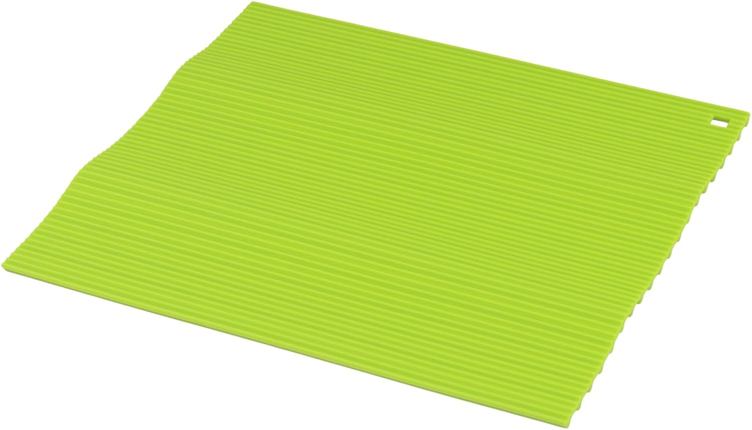 SINJEUN 6 Pack Silicone Sushi Rolling Mat, Silicone Sushi Mat, Homemade DIY Plastic Sushi Mats for Kitchen Cooking, Green