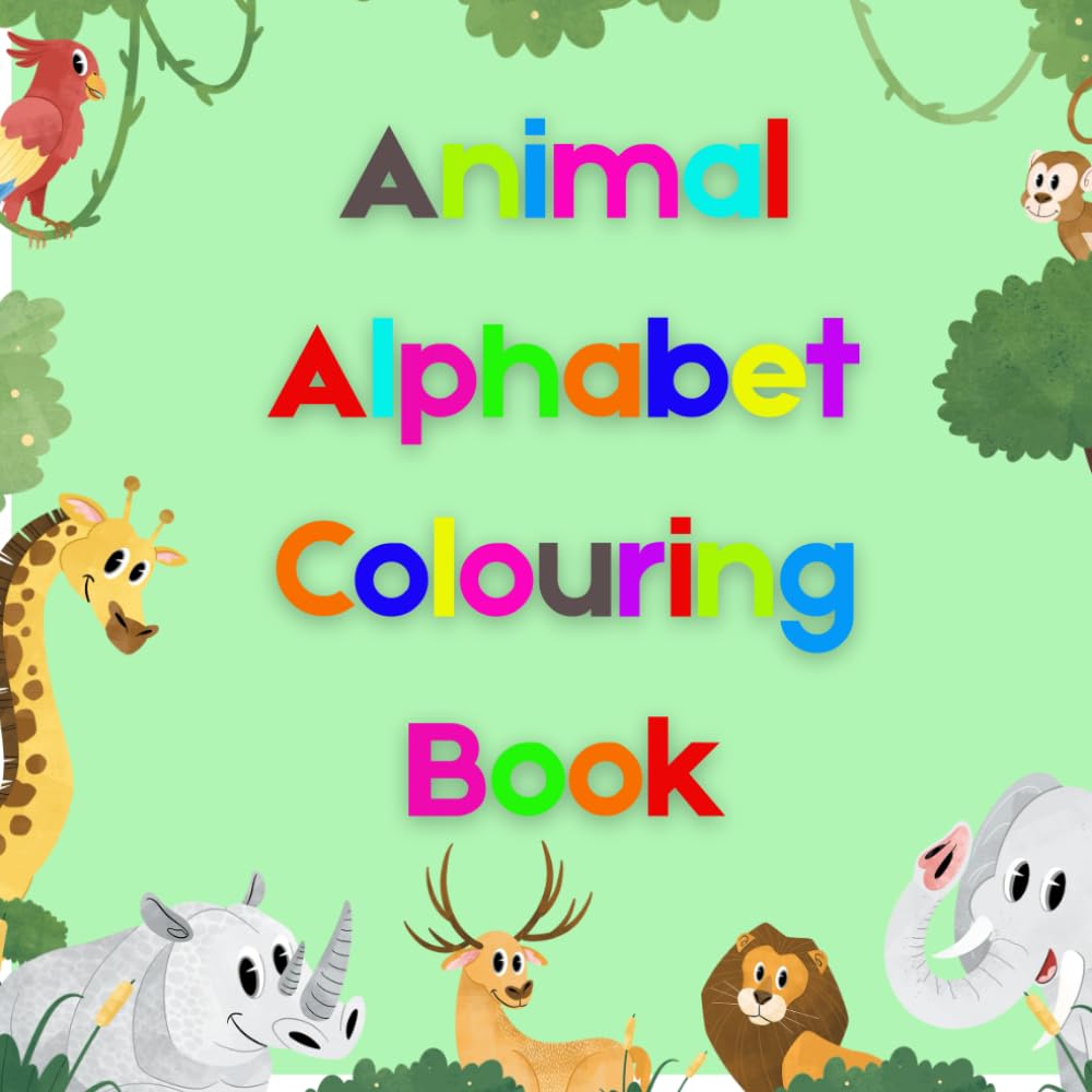 Animal Alphabet Colouring Book