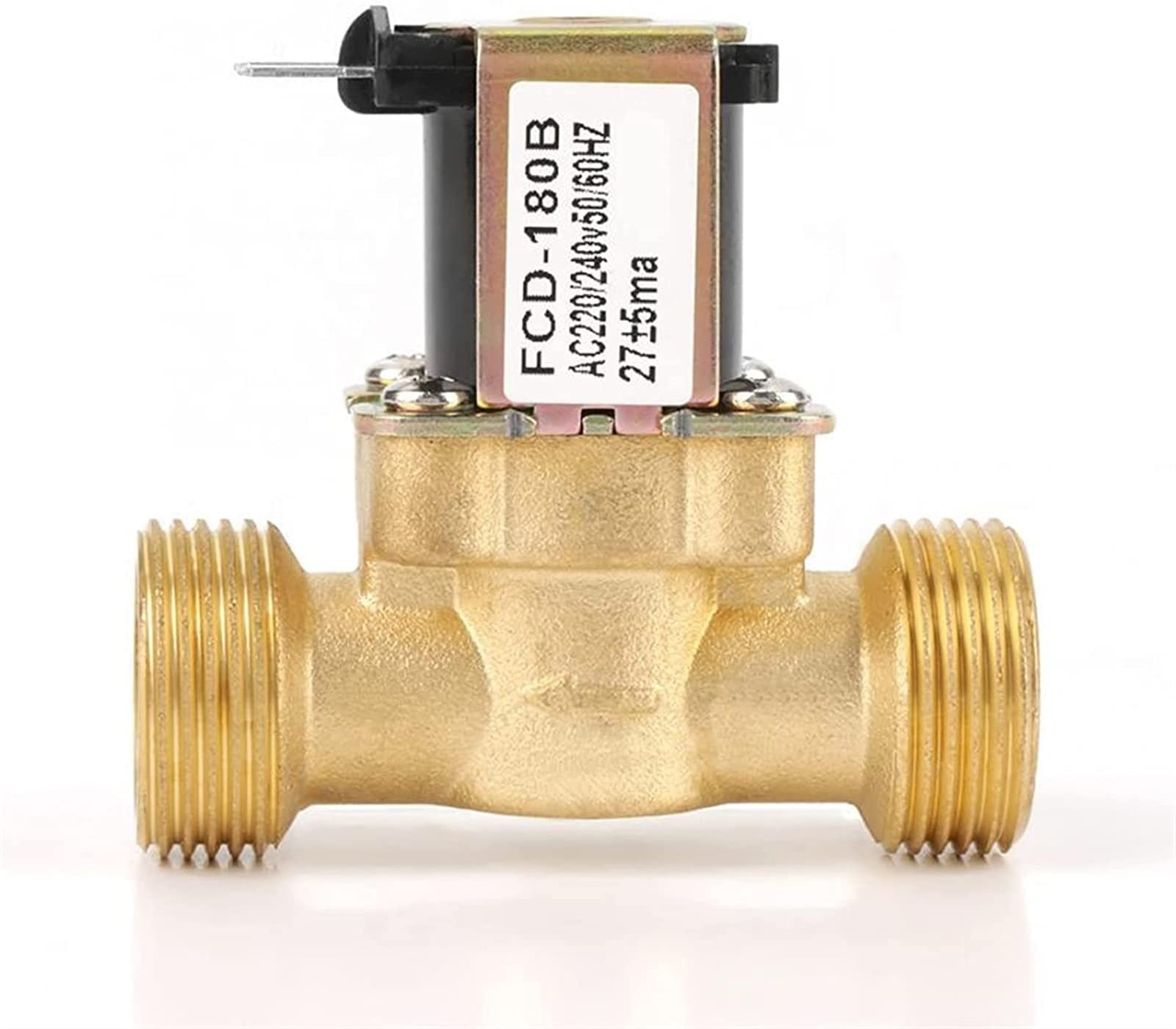 Électrovanne G3/4 220V N/C étanche pour contrôle d'entrée d'eau automatique