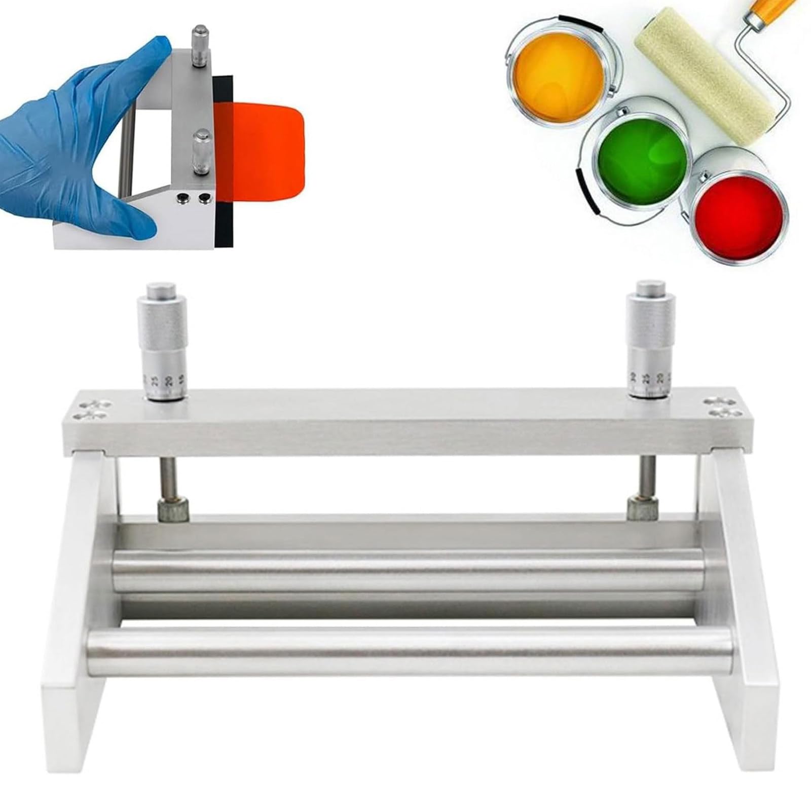 Lab Regulowany aplikator folii, 0-3500μm Precision Doctor Blade, urządzenie do przygotowania folii na mokro do powlekania, 50-300 mm Szerokość, magnetyczna podstawa ssąca do laboratorium
