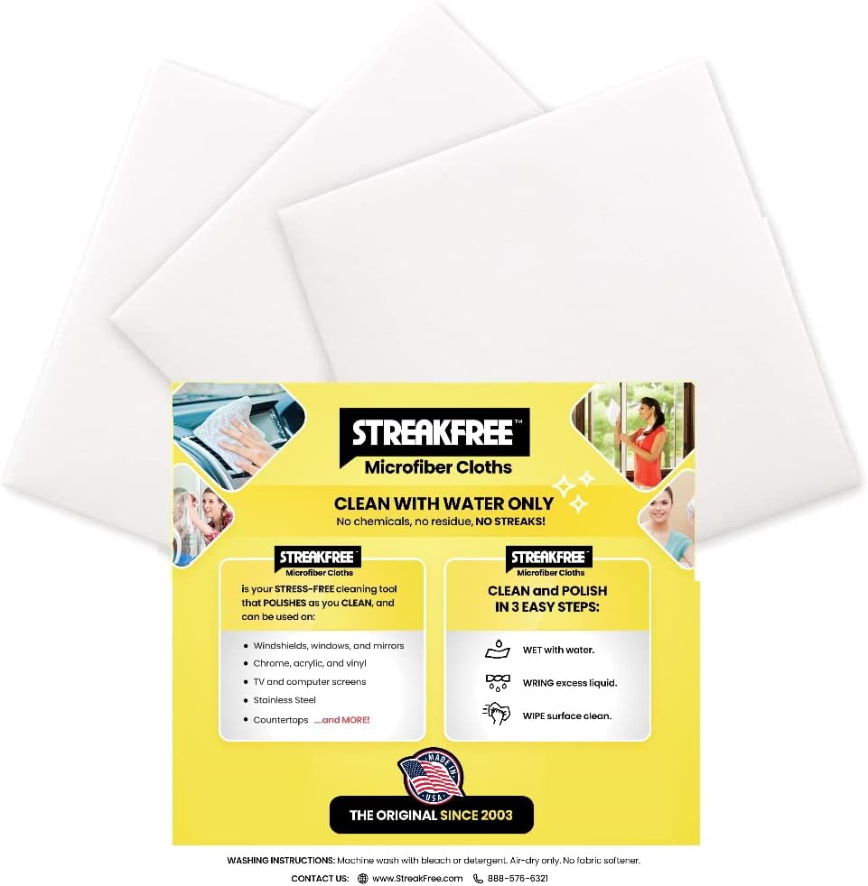 StreakFree "The Next Generation" Microfiber Cloths 16" x