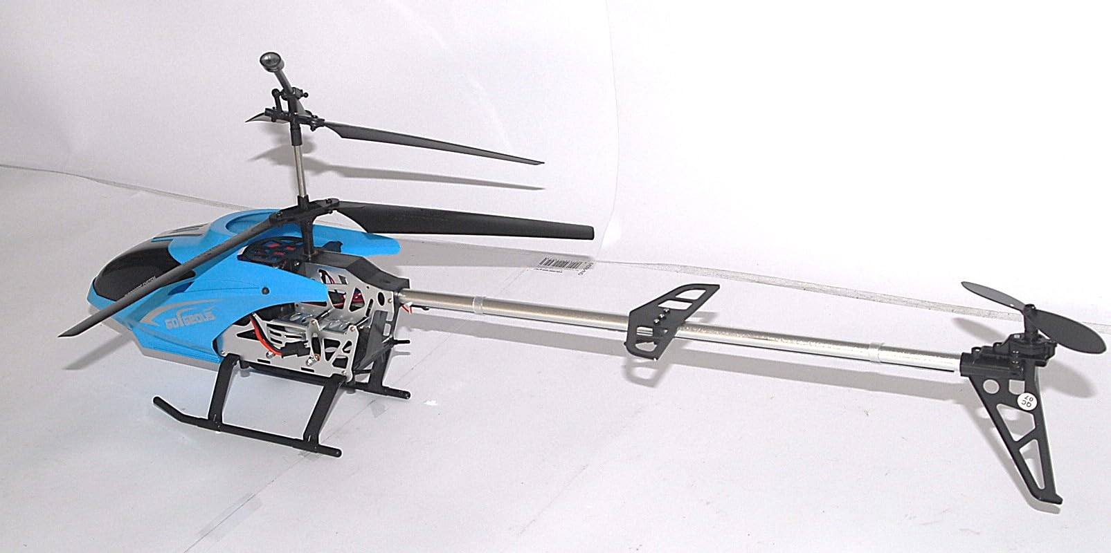 Elicottero Radiocomandato XXL 70 cm AiJH Blu 2.4GHz – Elicottero RC con Giroscopio 6 Assi