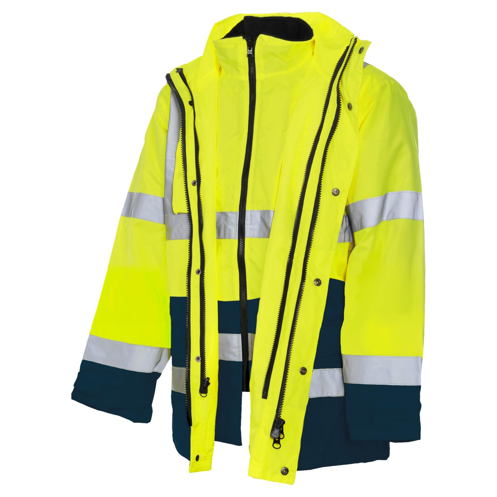WÜRTH MODYF Parka alta visibilità 4 in 1 giallo uomo