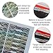 540 Tamper Proof Hologram Stickers High Security Tamper Evident Seal Warranty Void Dogbone Original Genuine Authentic Holographic Labels w/Unique Sequential Serial Numbering 2x0.4 (Silver Honeycomb)