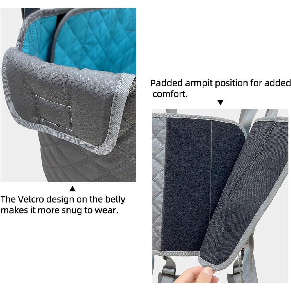 Arnés Elevación Paciente Cuerpo Completo, Grúa De Paciente, Eslinga De Elevación con Accesorios De Bucle,Estar De Pie para Entrenamiento De Apoyo para Caminar L