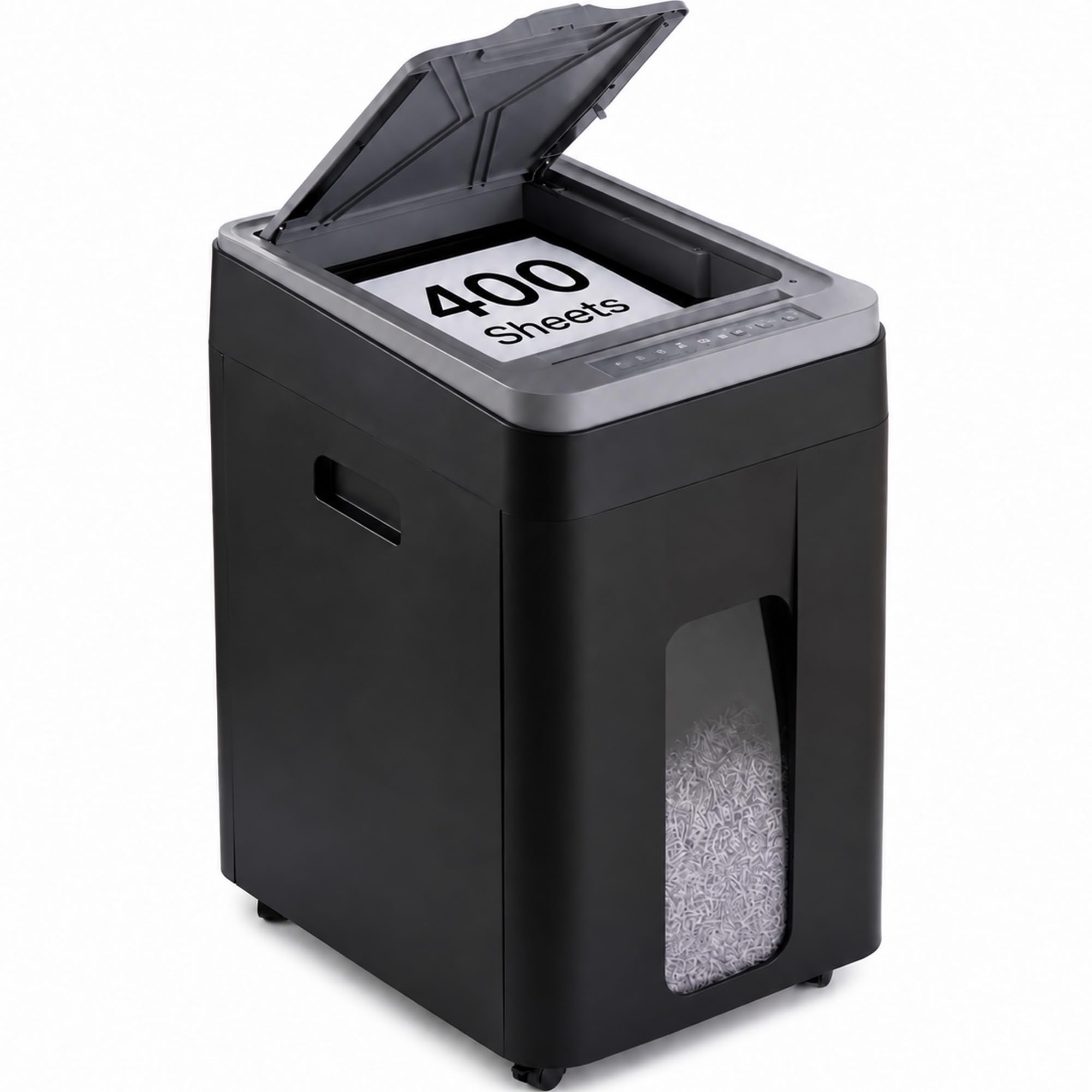 Auto Feed Heavy Duty Paper Shredder 400-Sheet Micro Cut P-5