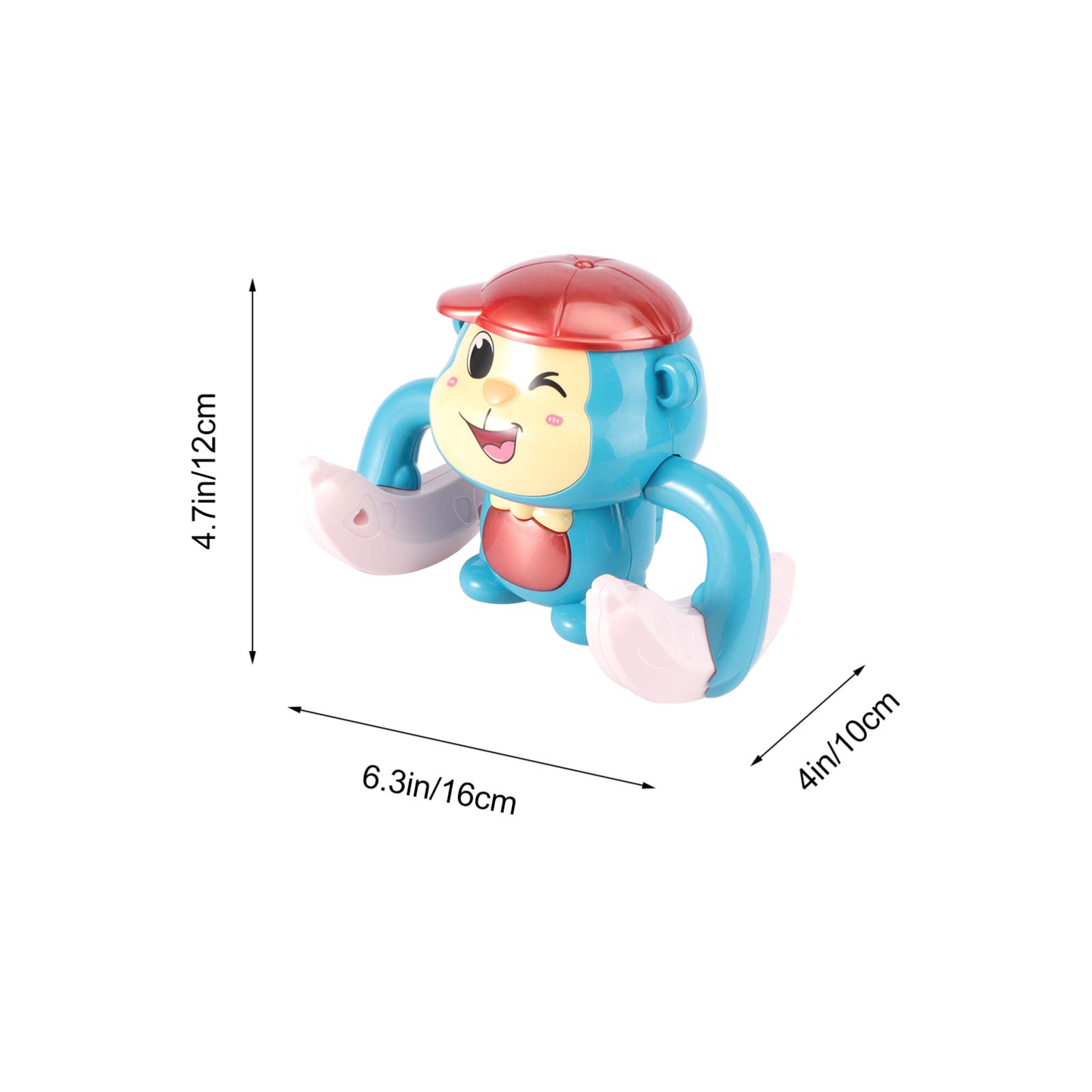 MUSISALY 1Pc Electric Dancing Tumbling Monkey for Sing Dance Interactive Plaything with Music Sound Effects for Crawling