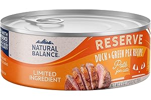 Dick Van Patten's Natural Balance Duck and Green Pea Cat Food: Grain-Free, Limited-Ingredient Feline Nutrition
