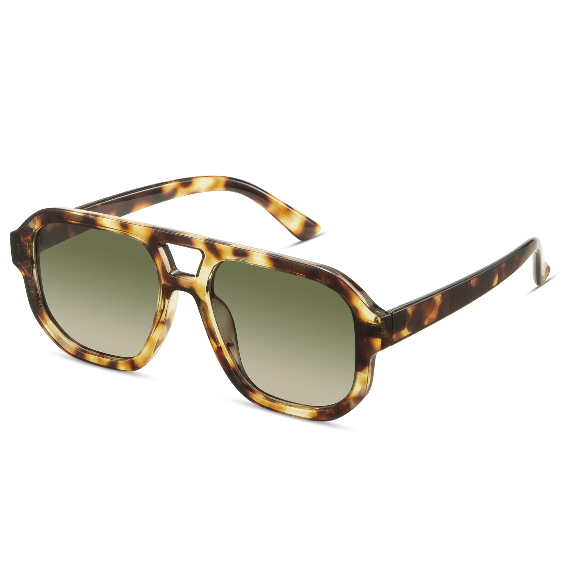 livho Trendy Polarized Square Aviator Sunglasses Women Men Square Eyewear Frame, Retro Sun Glasses for Women Men 2024 Shades