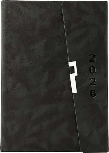 Agenda diaria 2026  Agenda de calendario diario (enero a diciembre de 2026), una página por día, libro de citas por hora con ranuras de tiempo, 5.7