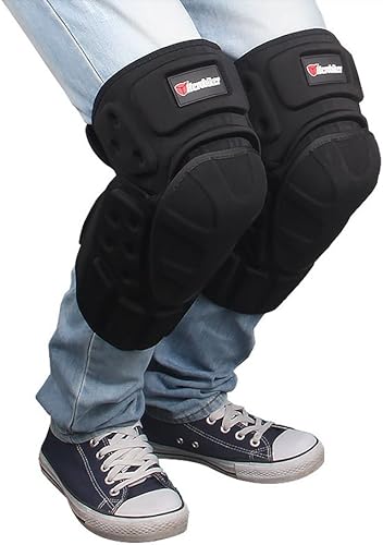 Miniatura 6 de herobiker Moto rodilleras negro motocicleta rodilleras de protección Motocicleta Motocross Bicicleta Pads Rodilla Pads Protector guardias