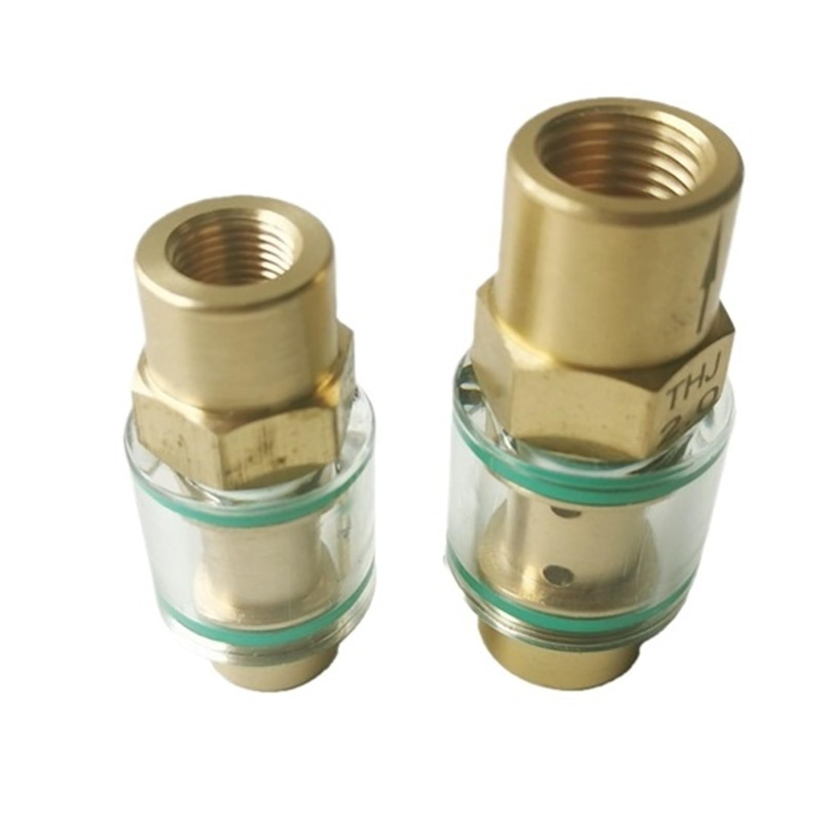 Qvhqlfqh One Color For One-Way Valve Transparent Check With G1/8" Or 1/4" External-Thread For Screw Air Compressor(Dn2.0)