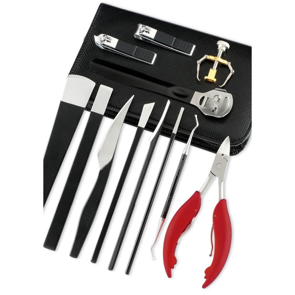 Juego de pedicura Profesional, cortaúñas, Ranura para uñas, uñas Grises, Piel Muerta, Callos, Tijeras para uñas, Herramienta