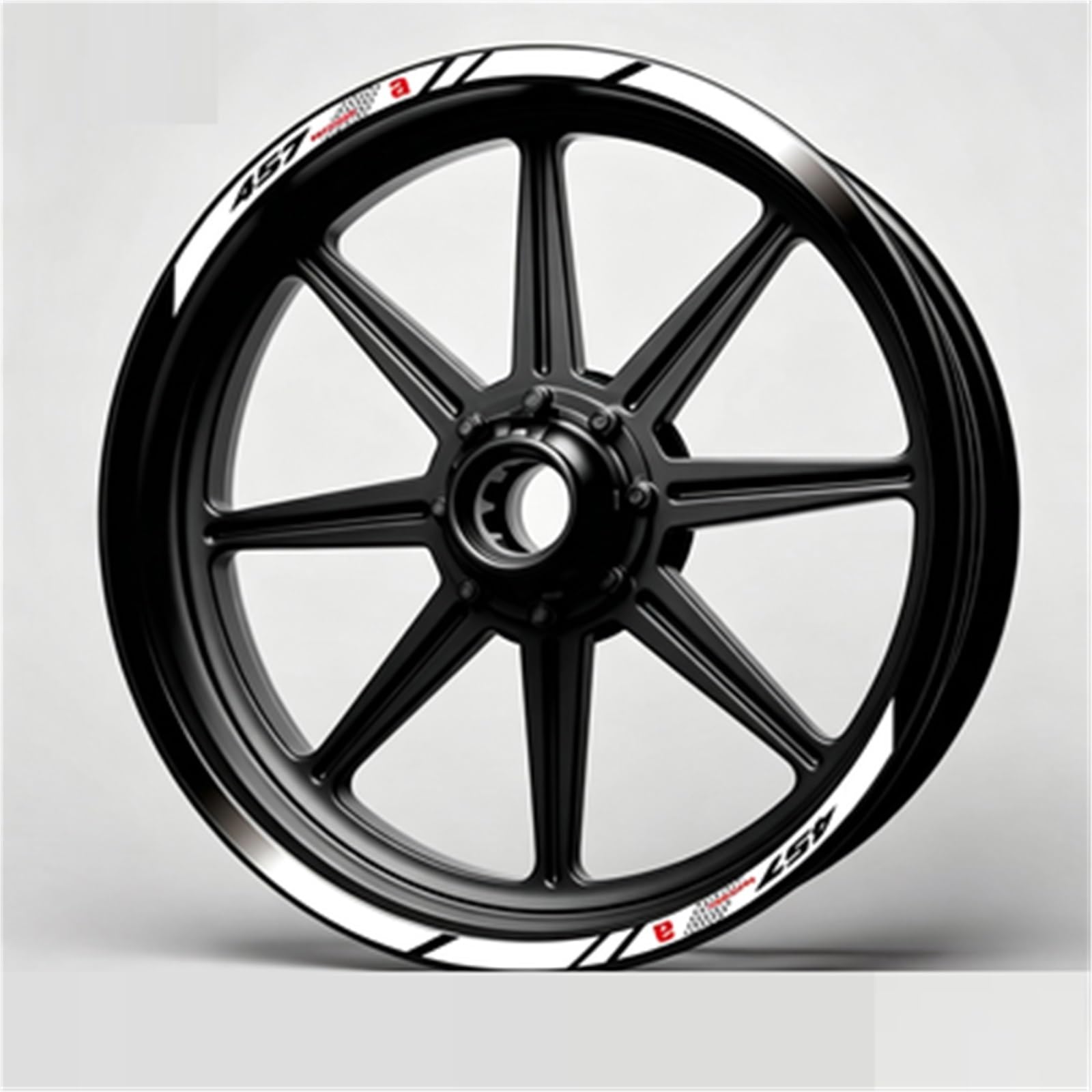 Motorcycle Wheel Sticker Rim Decal Hub Stripe Tape for Aprilia RS457 RS 457 Wheel Rim Sticker(Color5)