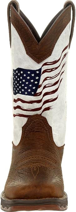 Durango Lady Women's Distressed Flag Embroidery Western Boot