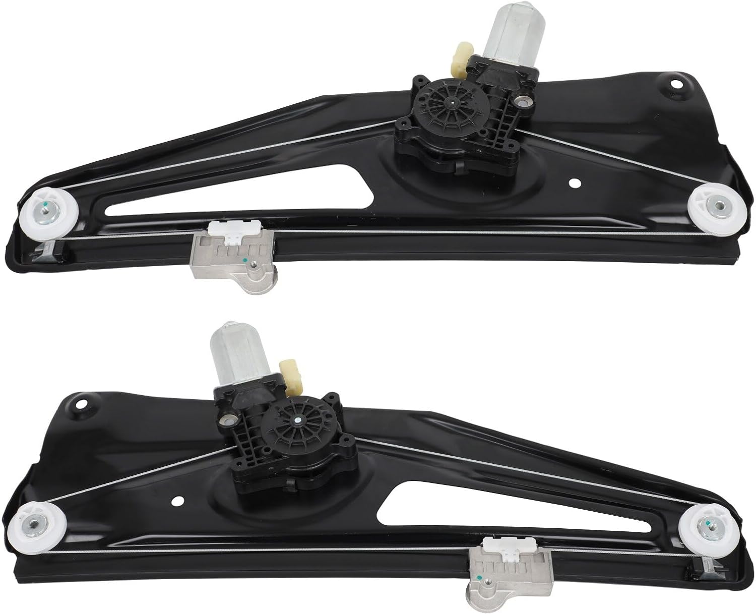 SCITOO 12318697 and 135-58559R Power Window Regulator Driver Side and Passenger Side Compatible for 2003-2009 for Land Rover for Range Rover, Power Window Regulator With Motor