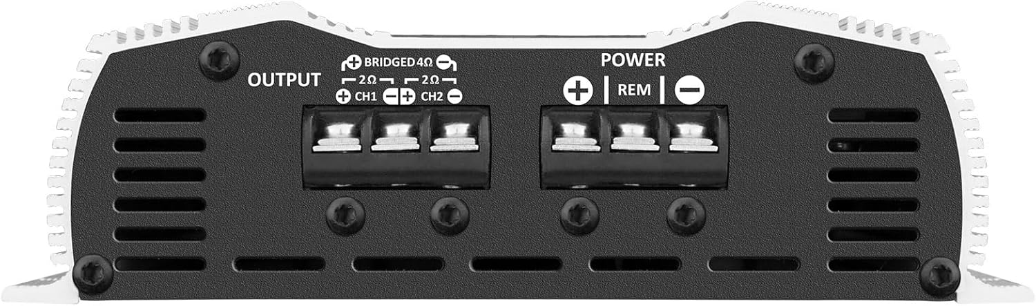 Taramps DS 800x2 2 Ohms 800 Watts Rms 2 Channels of 400 Watts 2 Ohms, Bridgedable with 800 Watts at 4 ohms, Car Audio Amplifier Digital, Full Range Crossover High/Low Pass Fixed, System Class D