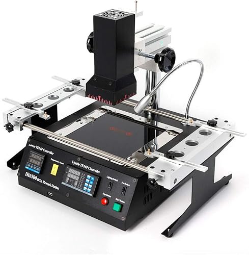 Infrared BGA Rework Station, 1250W IR6500 Hot Air Infrared Welding Machine SMD Soldering Reballing Welder Reflow Station Welder for Xbox360 PS3