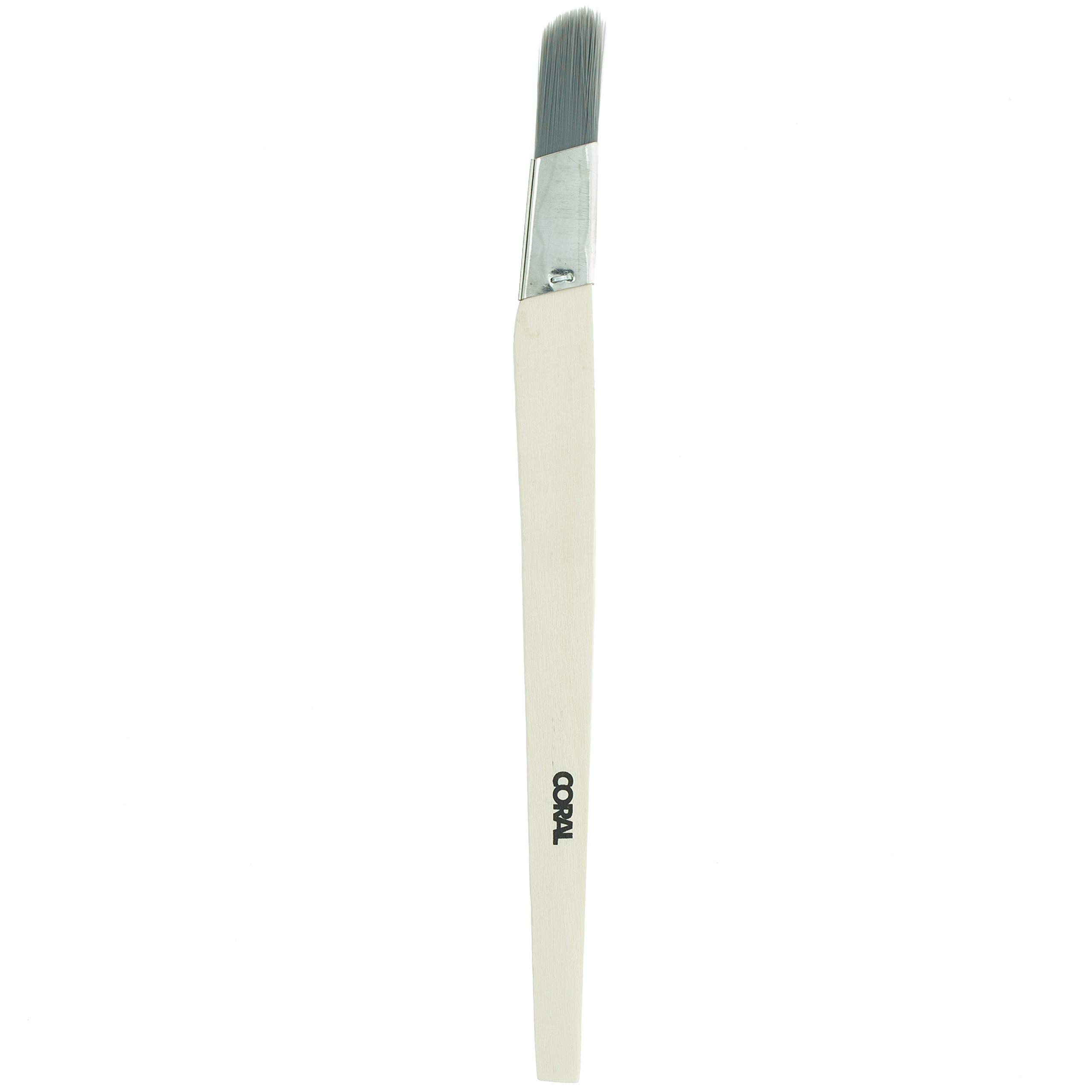 Coral Beige, Silver 33473 Precision Angled Lining Fitch Paint Brush With Platinum Easy Clean Filaments Inch Size 0.75