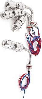Aexit 4X 115mm Switches Vertical Length Water Level Sensor 2 Floaters Foot Switches Floating Switch