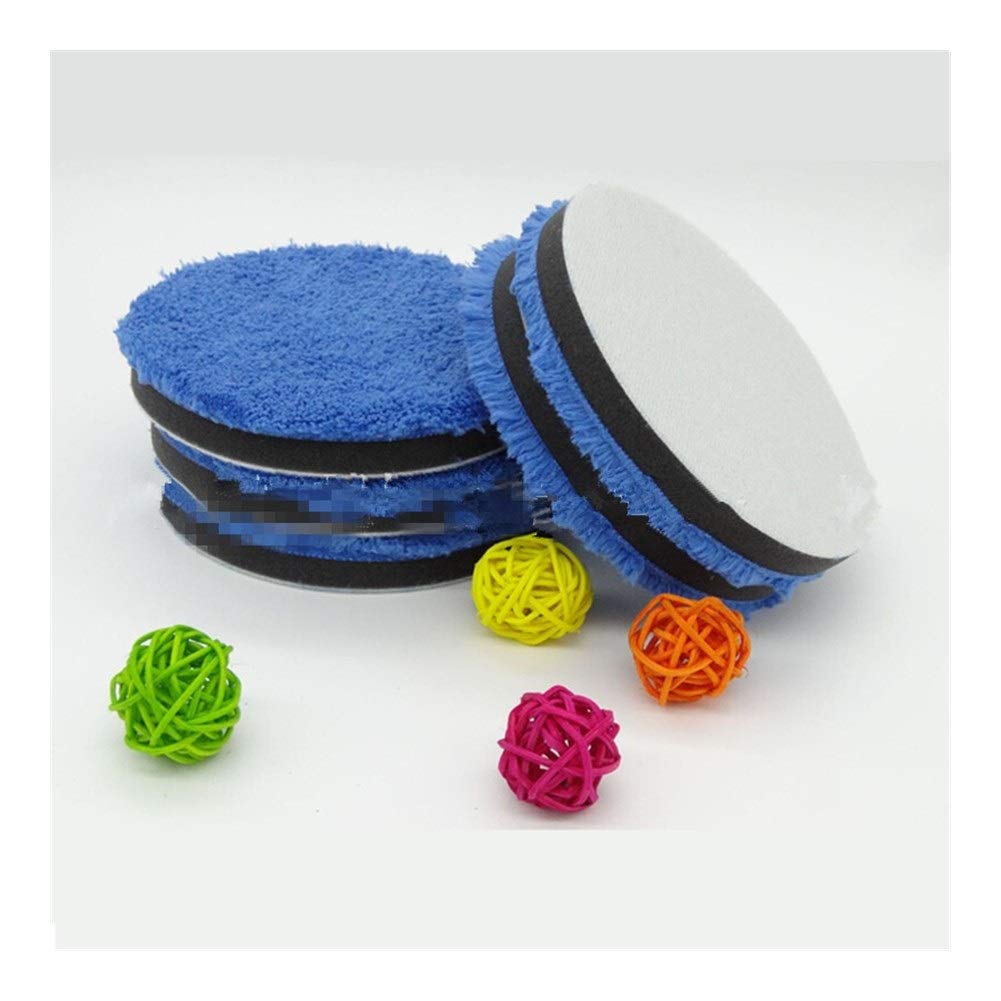 Kit Mini Tampons Polissage Voiture 4'' 5'' 6'' 7'' - Éponges Lustrage Pad Avec Adaptateur Drill M10 M14