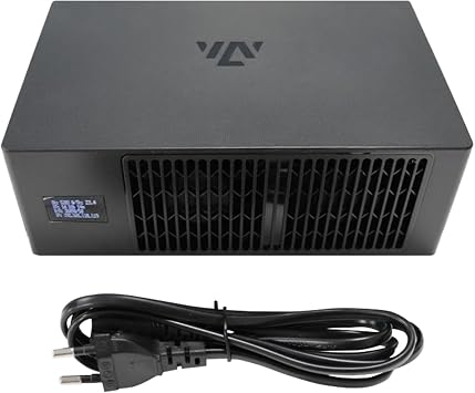 Luckyminer LV08 Crypto Miner, 4.2TH/s 120W BM1366 ASIC Mining Machine, SHA256 Algorithm, 2.4G WiFi, P2P and Solo Mining Supported