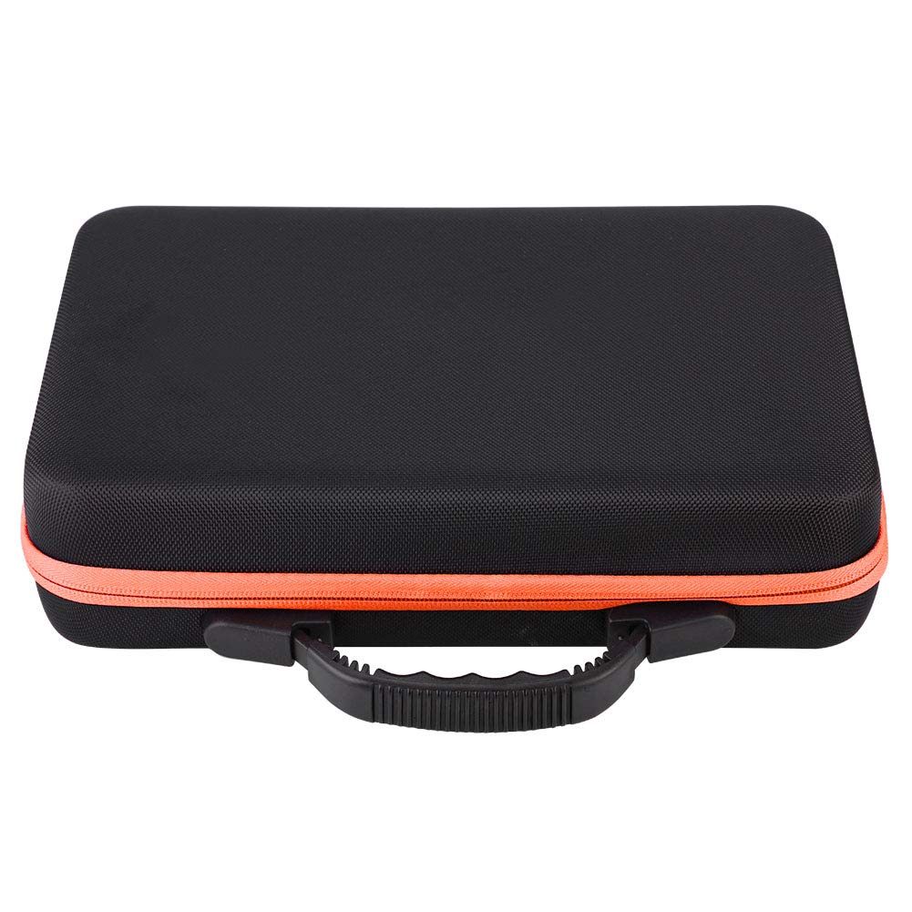 60 Compartiments Boîte Huile Essentielle, Sac de Rangement d'Huile Essentielle en EVA Imperméable Portable Étui de Transport d'Huile Essentielle pour 5ml 10ml 15ml 31x22,5x7,7cm (Orange)
