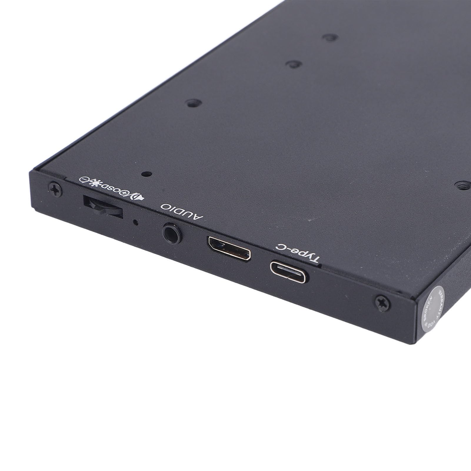 banapoy 7-calowy Ekran Monitora, 1024x600 IPS HD, Pełny Kąt Widzenia 170°, Dodatkowy Ekran VESA PC do Telewizora Komputerowego, Przenośny Przedłużacz Ekranu Dotykowego, Interfejs