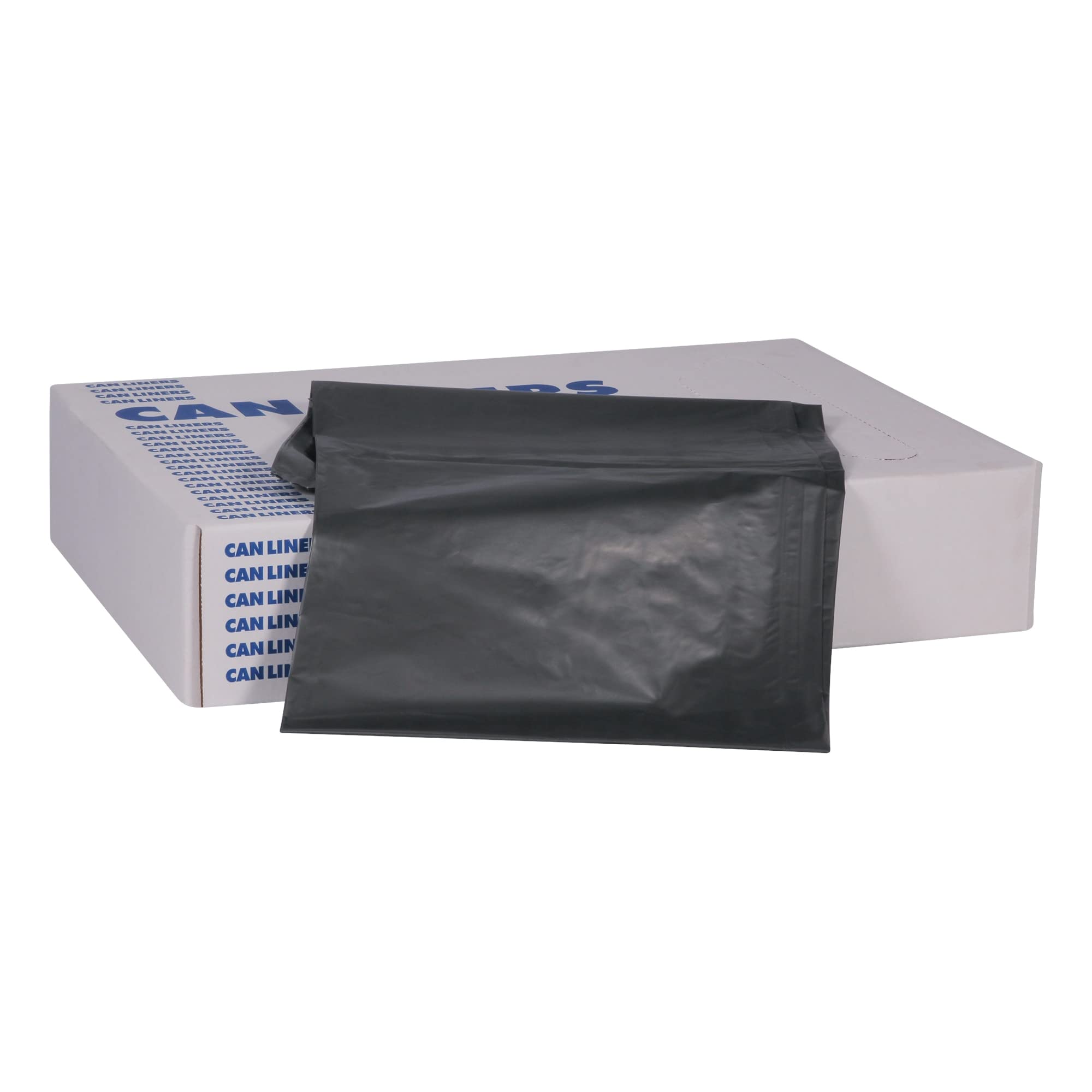 Heritage Repro 2-mil Trash Can Liners by Heritage Products – 60 gallons, Polyethylene, Black, Pack of 100, Model X7658QK