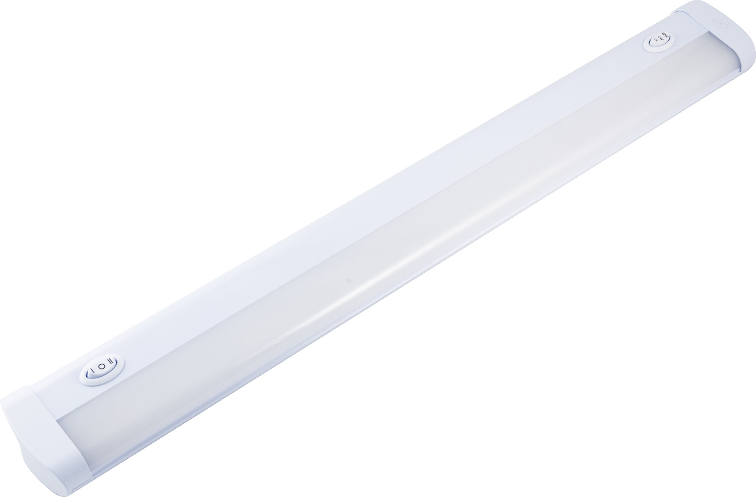 Photo 1 of **USED** Enbrighten 24in. Under Cabinet LED Light Fixture, Linkable Up to 40 Fixtures, Plug-In & Convertible to Direct Wire, 811 Lumens, High/Off/Low Switch, White