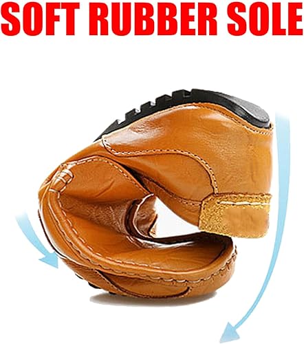 Miniatura 5 de Lymphvity Mocasines suaves y transpirables para hombre, zapatos de conducción de cuero para caminar, zapatos de lancha, mocasines casuales