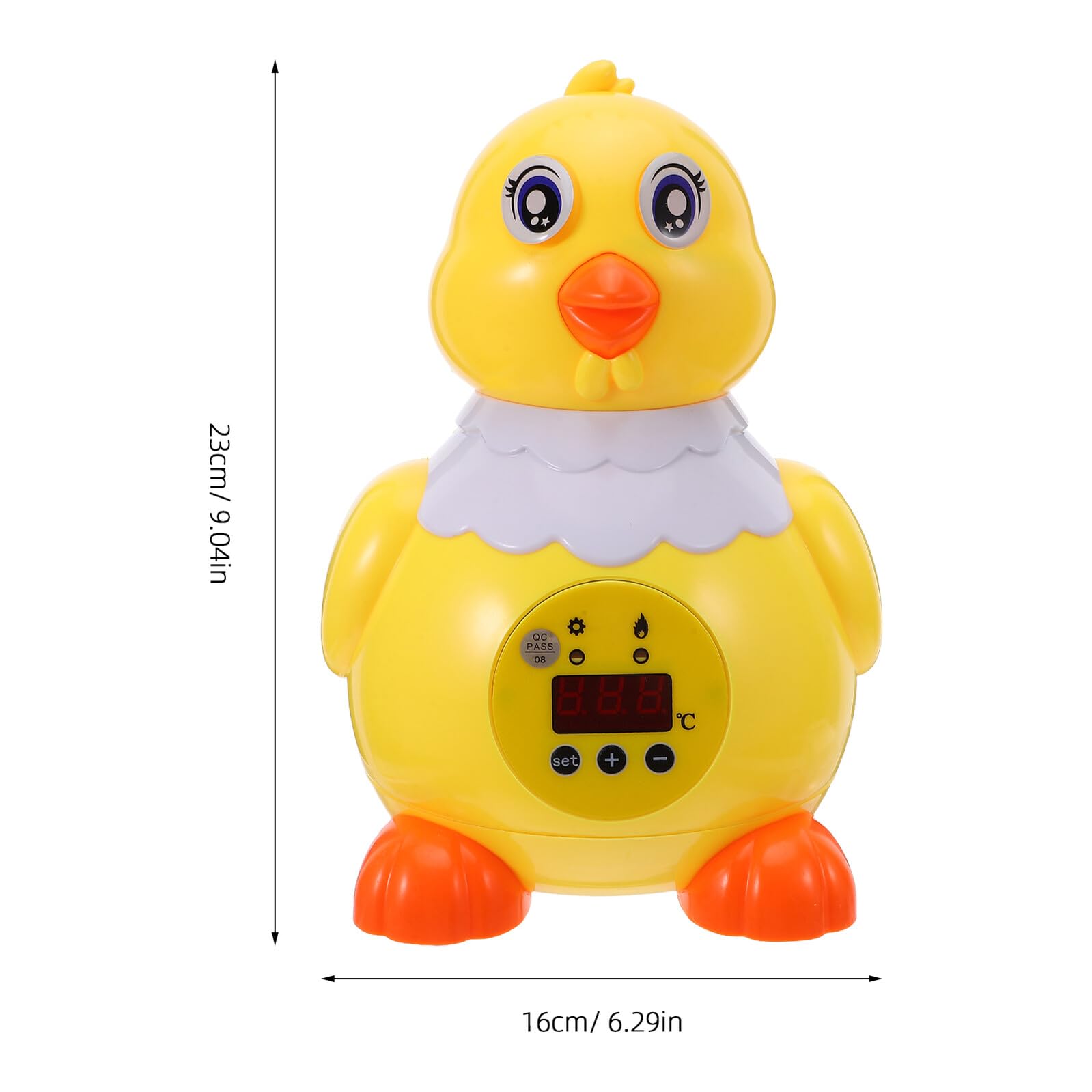 DOITOOL Incubadora Inteligente Automática para 6 Huevos Mini Incubadora Digital con Control de Temperatura y Humedad Consumo 20W Diseño Compacto para Eclosión de Aves de Corral en