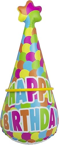 Miniatura 7 de Poolmaster Sombreros de fiesta para piscina, juego de lanzamiento de anillos para exteriores e interiores, sombreros de fiesta, multicolor (86201)