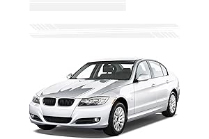 3PCS Car Body Side Stripe Sticker, Sports Racing Stripe Graphic Decal Stickers,...