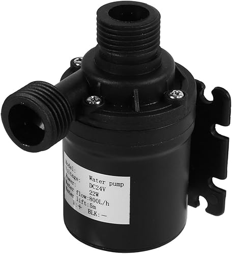 Bomba de 24V, bomba de circulación de agua DC 24V Bomba de circulación de agua caliente de energía solar Motor sin escobillas para acuario