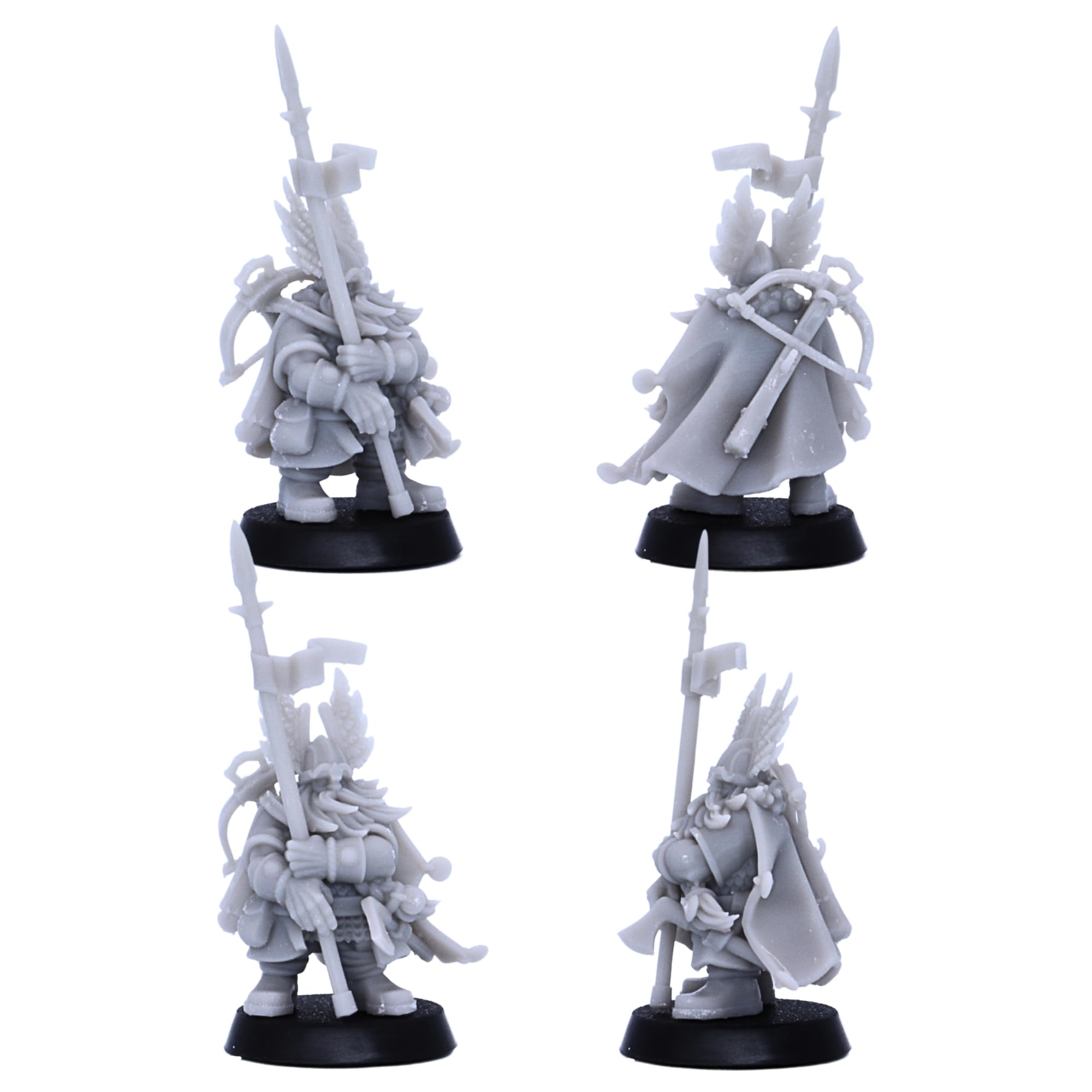 Dwarf Hero Character Bundle Set Army Unit Miniature Figure for 28mm Dungeons and Dragons Miniature Gaming - Image 4