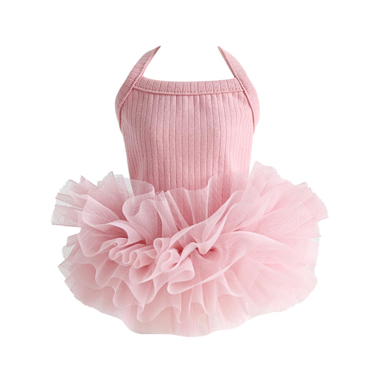INGSIST Dog Pink Tutu Clothes Dresses Small Doggy Pet Sweet Outdoor Birthday Party Festival Outfit