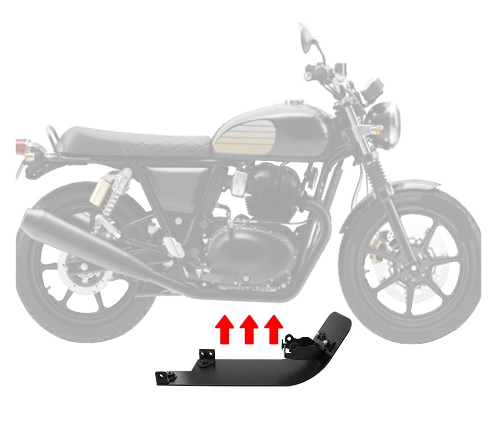 Paracoppa motore moto Per INTERCEPTOR 650 2018-2023 Per CONTINENTAL GT 19-23 Orso Base Motore Inferiore Protezione Telaio Piastra Paramotore Pancia