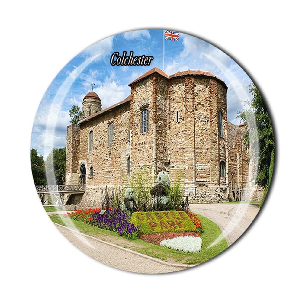 Timefly Uk Colchester Fridge Magnet Crystal Tourist Souvenir Gift Collection Refrigerator Magnetic Sticker