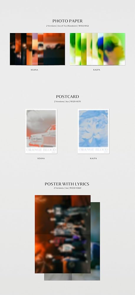 ORANGE BLOOD アルバム ニキ ヒスン ソヌ ORANGE BLOOD アルバム ニキ ヒスン ソヌ ORANGE BLOOD アルバム