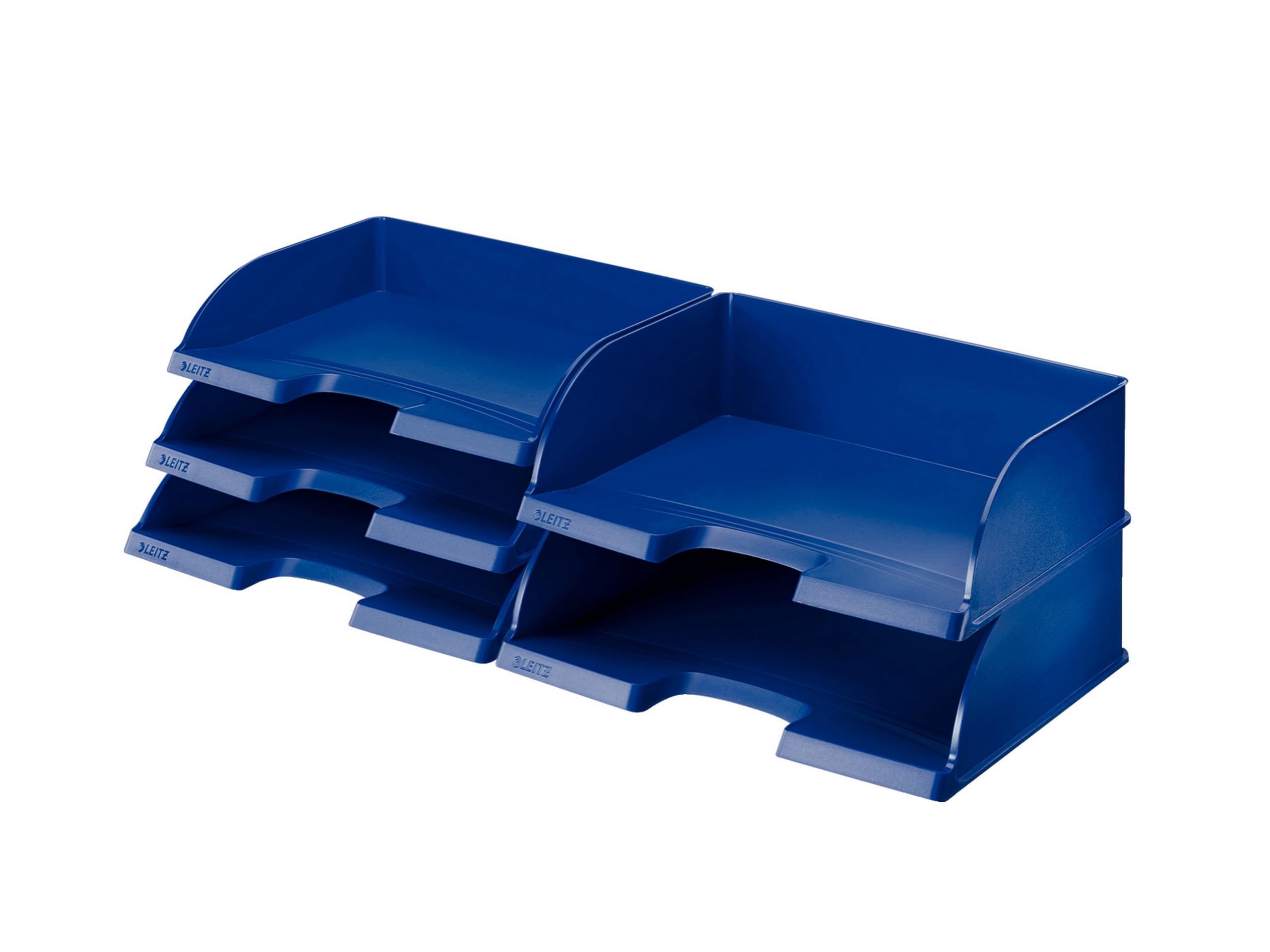 LLeitz 52180095 - Vaschetta portacorrispondenza, formato A4, confezione da 5 pezzi, nero