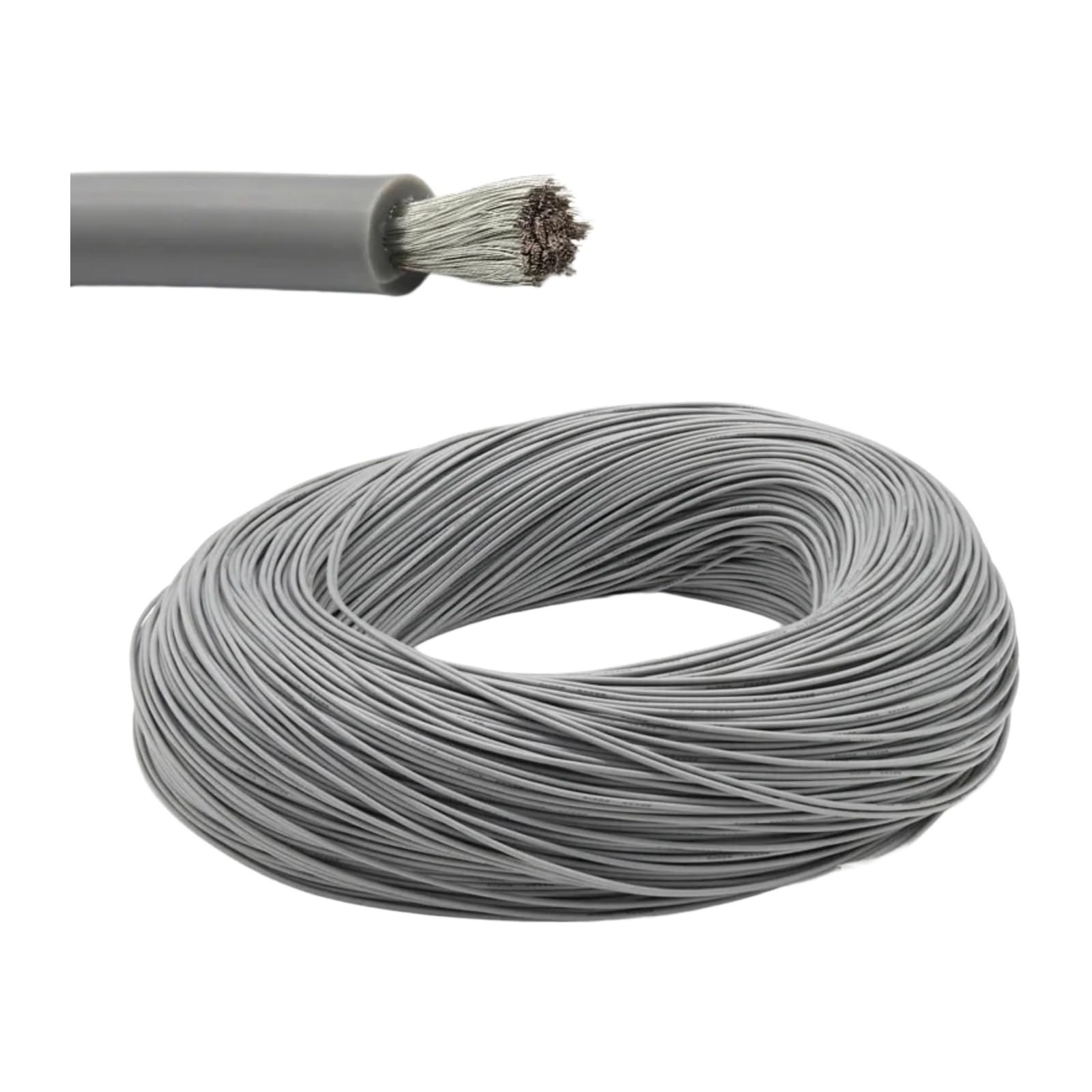 Cavi elettrici 5/10/50m 30 28 26 24 22 20 18 16AWG(GRAY; 50 meters; 16AWG)