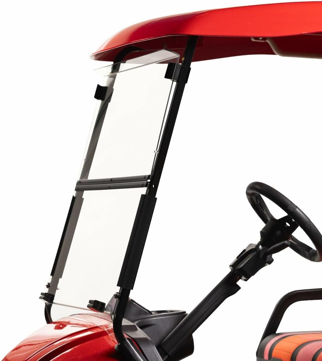 RedDot DOT Approved AS4 AS5 Clear Folding Golf Cart Windshield for ICON i20/i40/i60 and Advanced EV EV1 Models