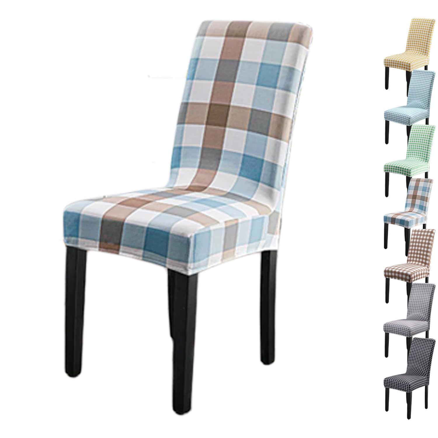 Housse de chaise salle à manger extensible pour cacher l'usure