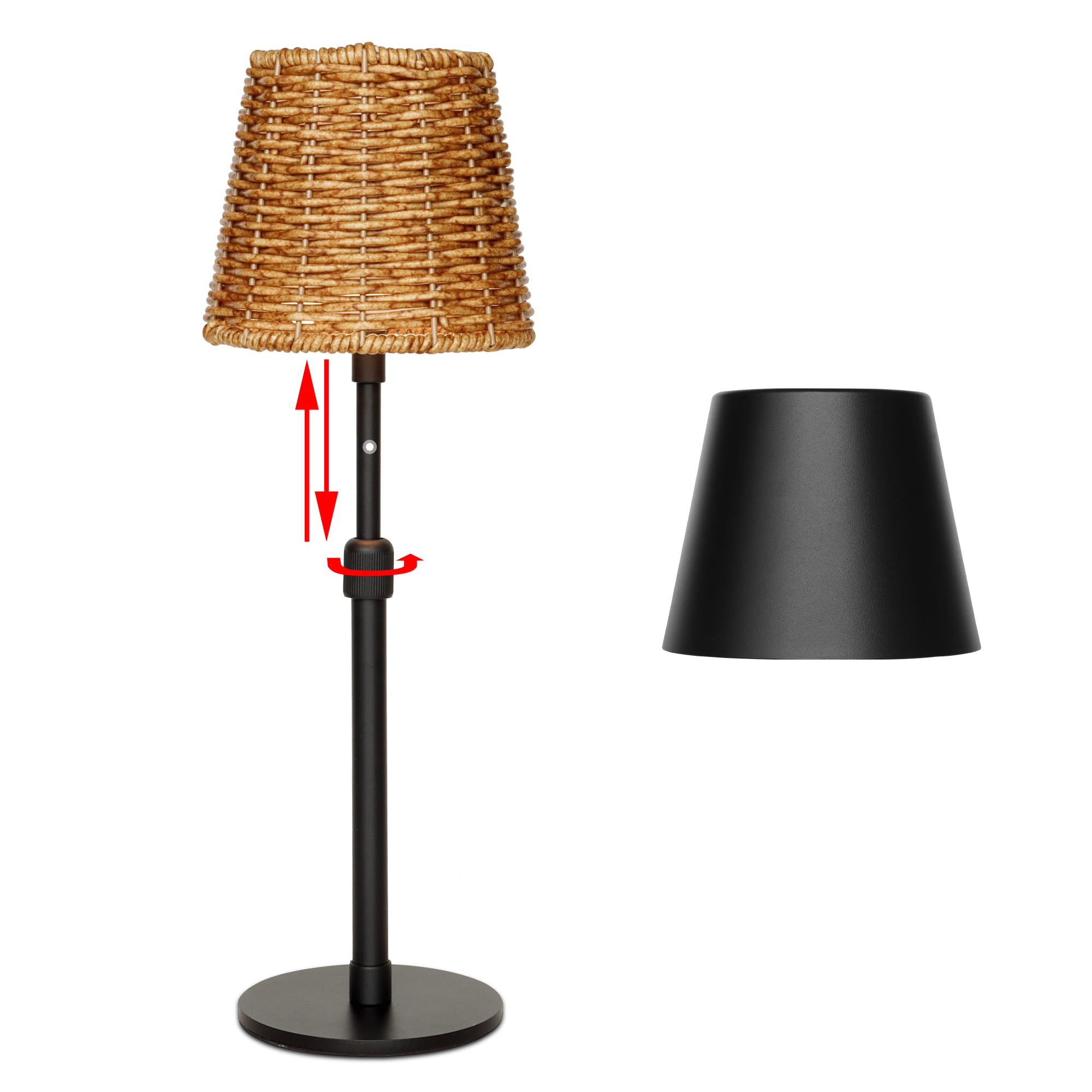 Mr.White Rechargeable Cordless Table Lamp
