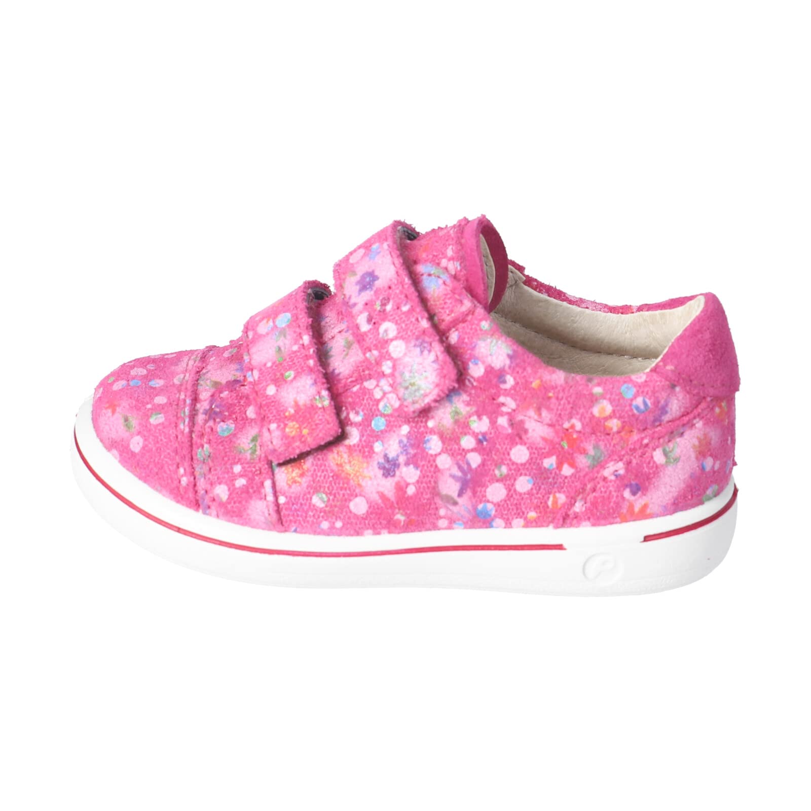 RICOSTA Dziewczęce sneakersy LENIE, dziecięce buty do nauki chodzenia, WMS: średnie, luźna wkładka, zapięcie na rzepy, buty szosowe, buty szosowe, pop (330), rozmiar 28 EU