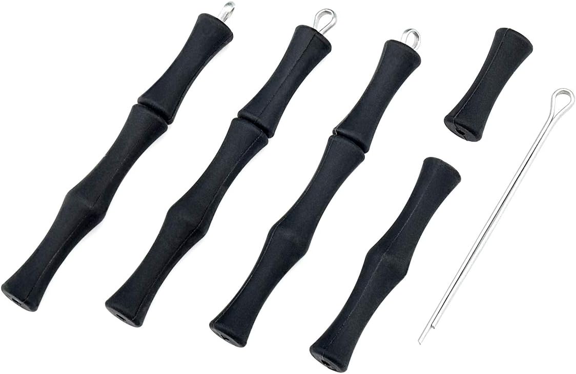 Huanggui Archery Bowstring Finger Saver Guard Soft Silicone Finger Tab for Left and Right Hand (Black 4 Sets) : Sports & Outdoors